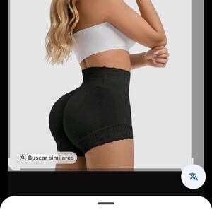 High-Waist Black Shaping Shorts